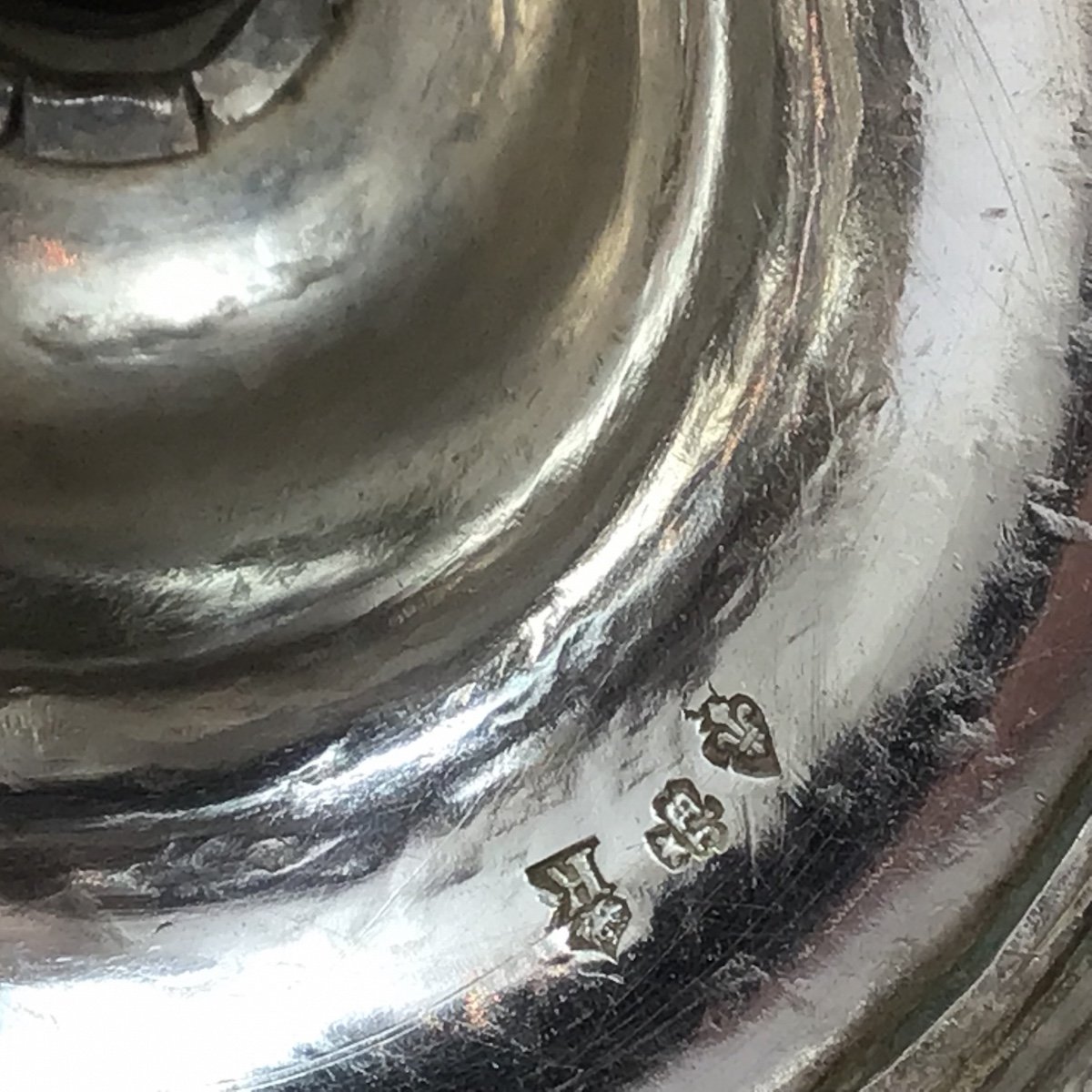 Lille 1782, Fr.-Joseph Baudoux, Paire De Flambeaux D’époque Louis XVI En Argent Massif -photo-3