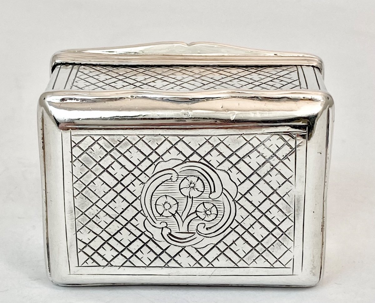 Snuff Box Louis XVI, Lille 1774, Louis Deletombe, Sterling Silver-photo-3