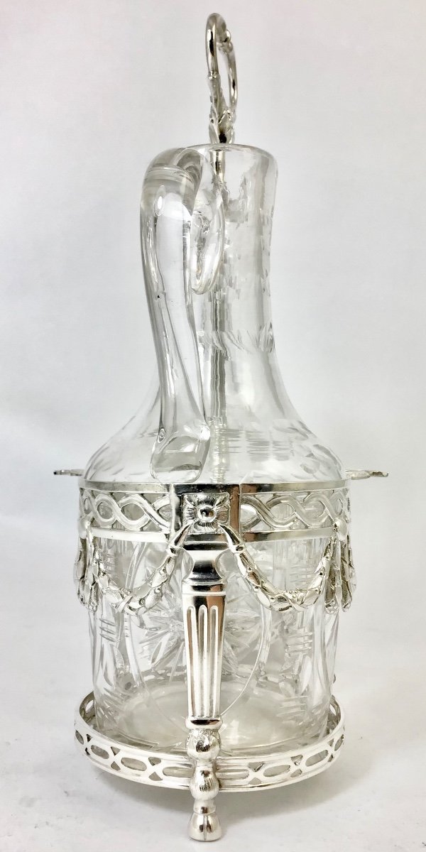 Oil And Vinegar Cruet Ghent 1788, Sterling Silver, Goldsmith Bourgeois-photo-1