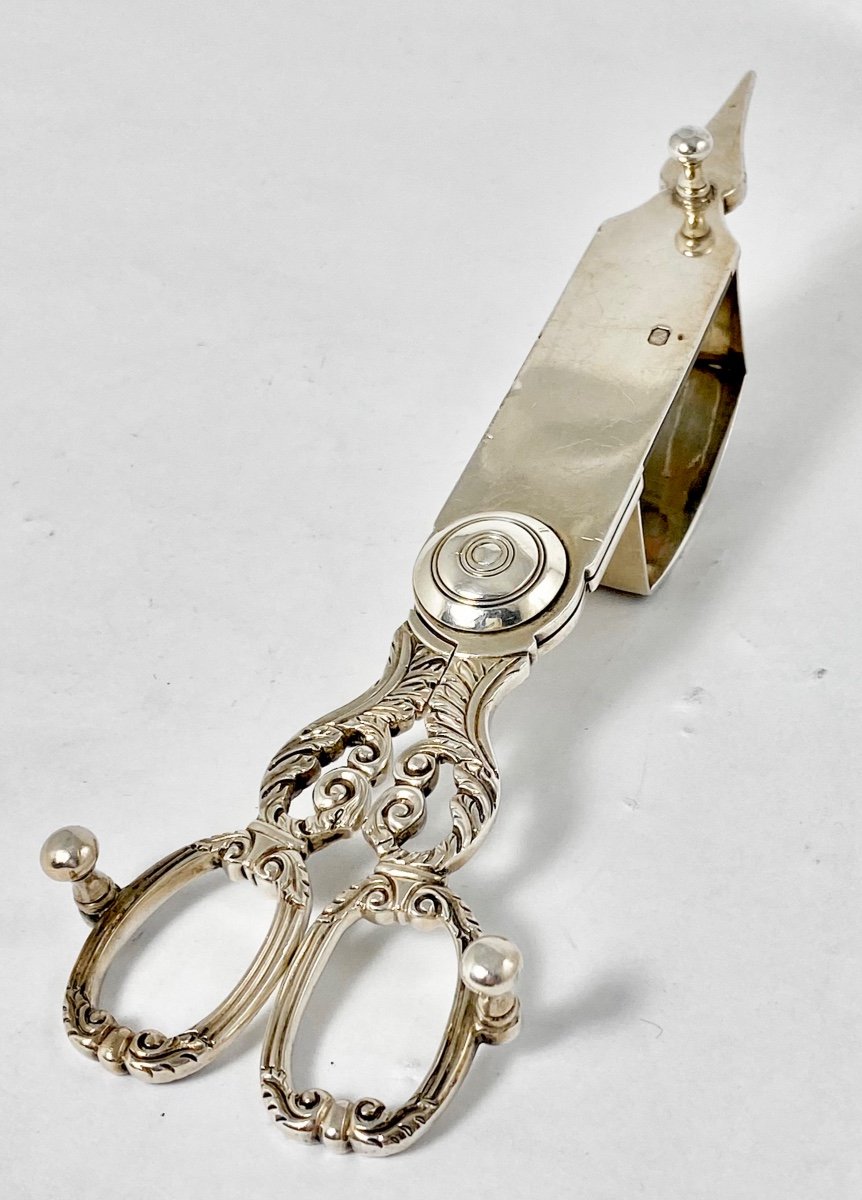 Paris 1819-38, Argent Massif, Paire De Mouchettes D’époque Charles X Pierre-noël Blaquière-photo-5