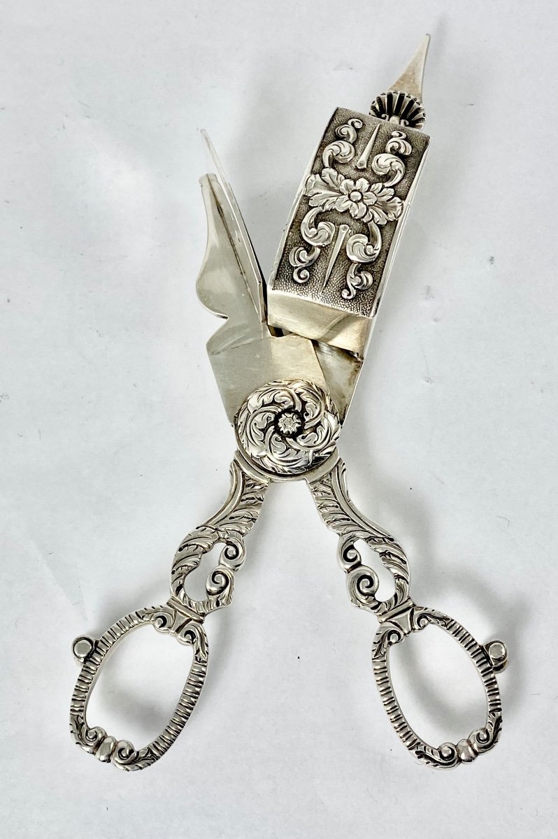 Paris 1819-38, Argent Massif, Paire De Mouchettes D’époque Charles X Pierre-noël Blaquière-photo-8