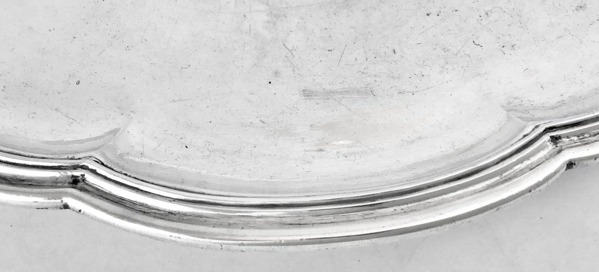Ghent, 1720-30, Ioannes Smidts, Polylobed Round Dish Or Tazza In Sterling Silver-photo-4