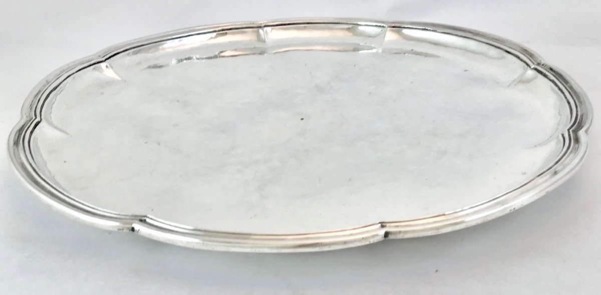 Ghent, 1720-30, Ioannes Smidts, Polylobed Round Dish Or Tazza In Sterling Silver-photo-5