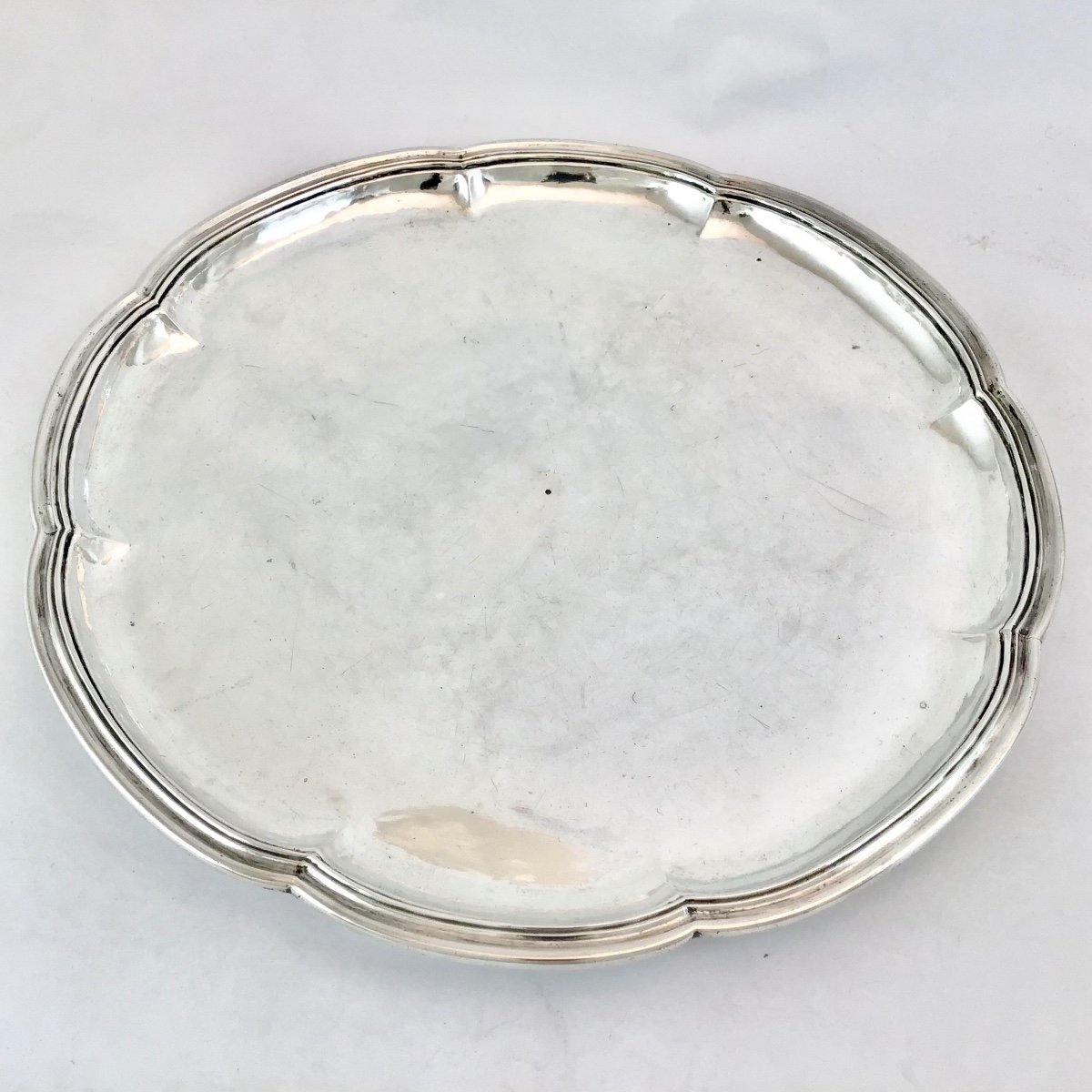 Ghent, 1720-30, Ioannes Smidts, Polylobed Round Dish Or Tazza In Sterling Silver-photo-6
