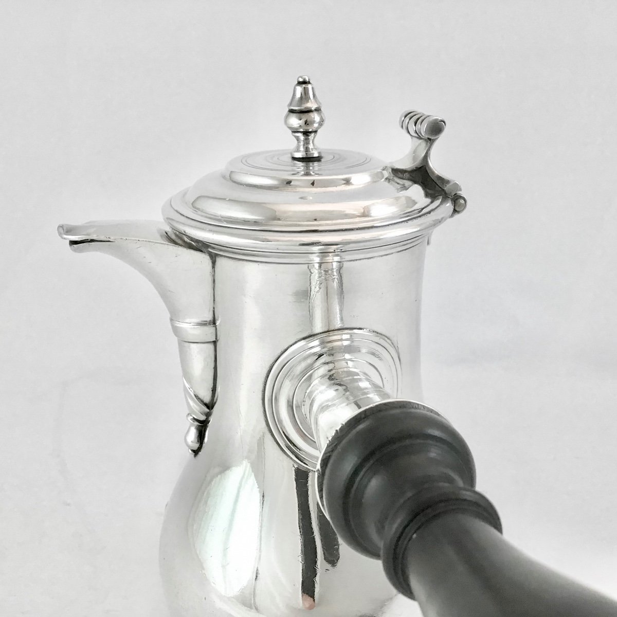 Montpellier 1760, Marc Bazille, Sterling Silver, Tripod Coffee Pot-photo-1