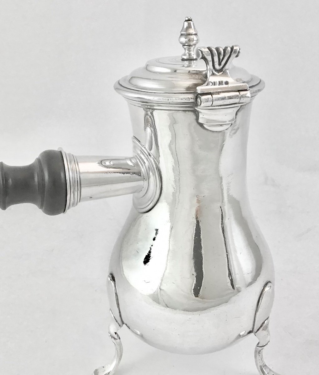 Montpellier 1760, Marc Bazille, Sterling Silver, Tripod Coffee Pot-photo-4