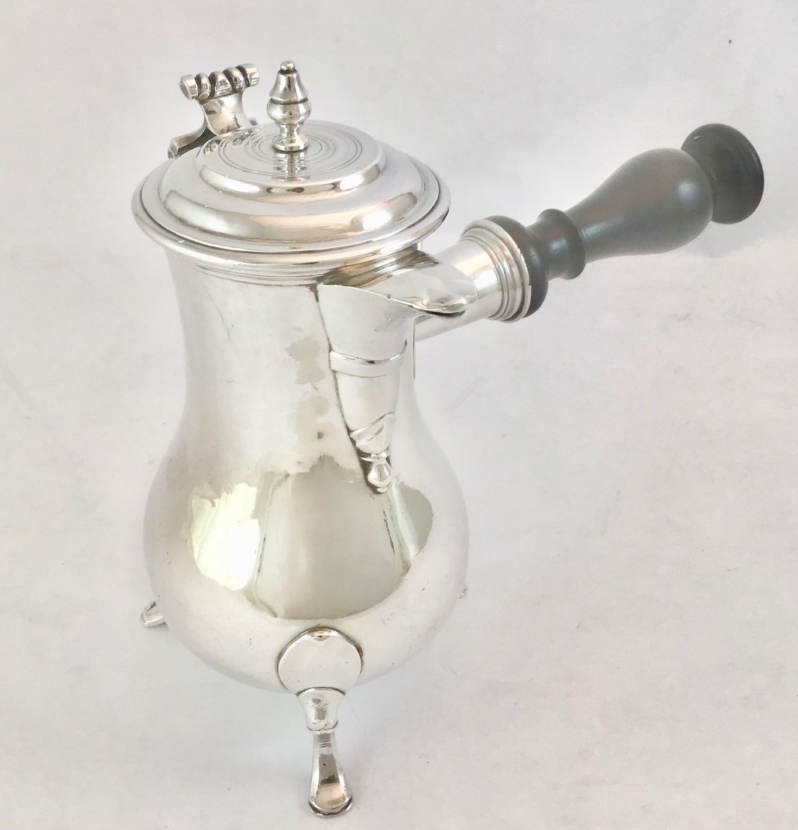 Montpellier 1760, Marc Bazille, Sterling Silver, Tripod Coffee Pot-photo-5