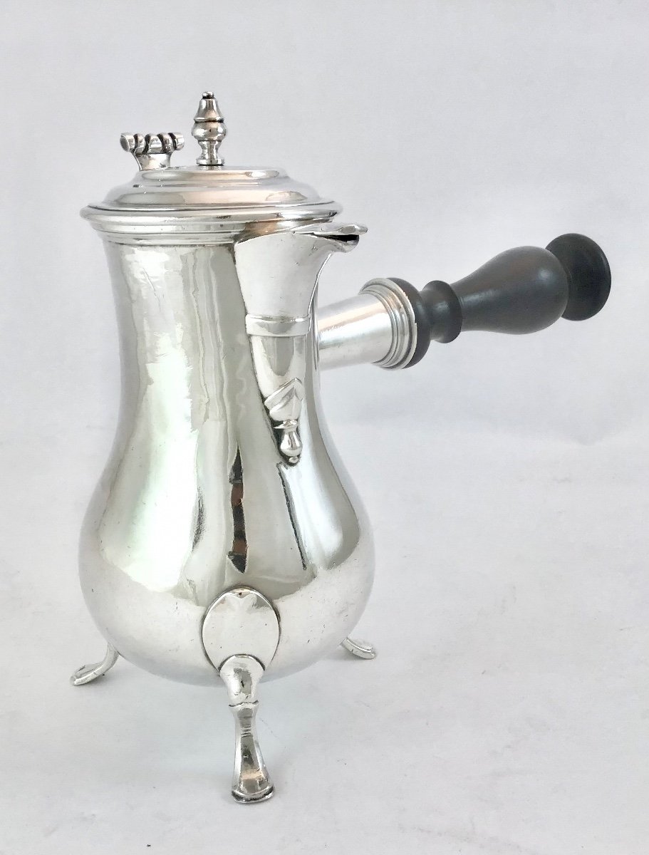 Montpellier 1760, Marc Bazille, Sterling Silver, Tripod Coffee Pot-photo-6
