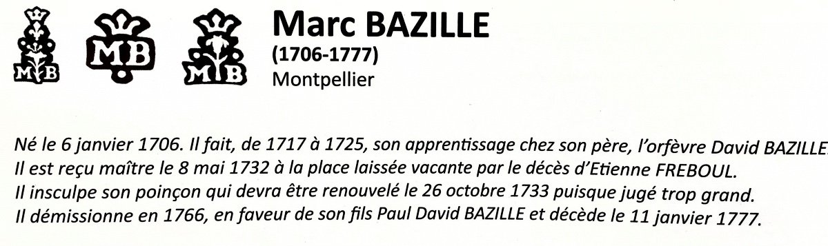 Montpellier 1760, Marc Bazille, Sterling Silver, Tripod Coffee Pot-photo-7