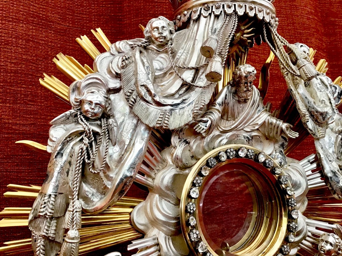 Ostensoir, 1831-68, Argent Massif, Belgique -photo-3