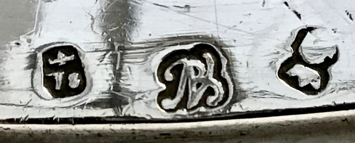 Anvers 1772, Plat à Viande Ovale, Argent Massif, Jean Baptiste Verberckt-photo-6