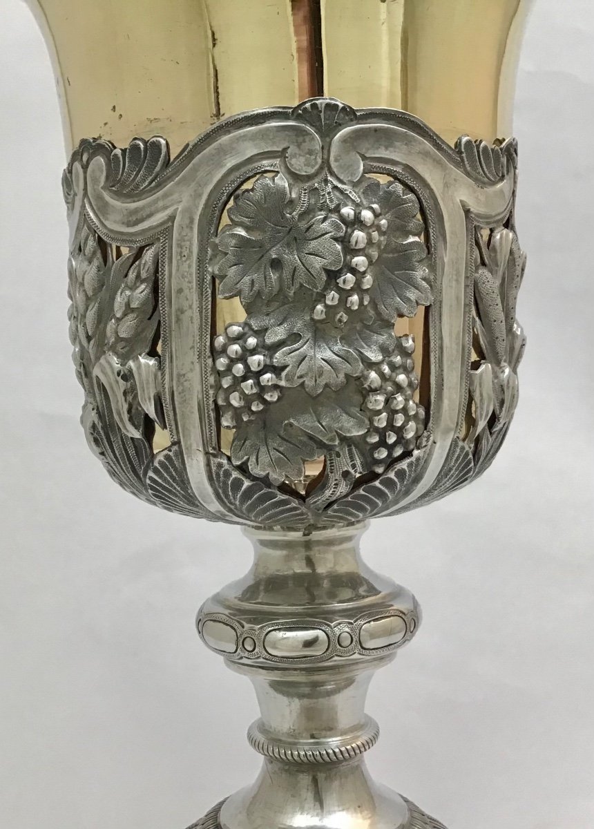 Charles X Chalice, Sterling Silver, France 1819-1839, Théodore Tonnelier-photo-3