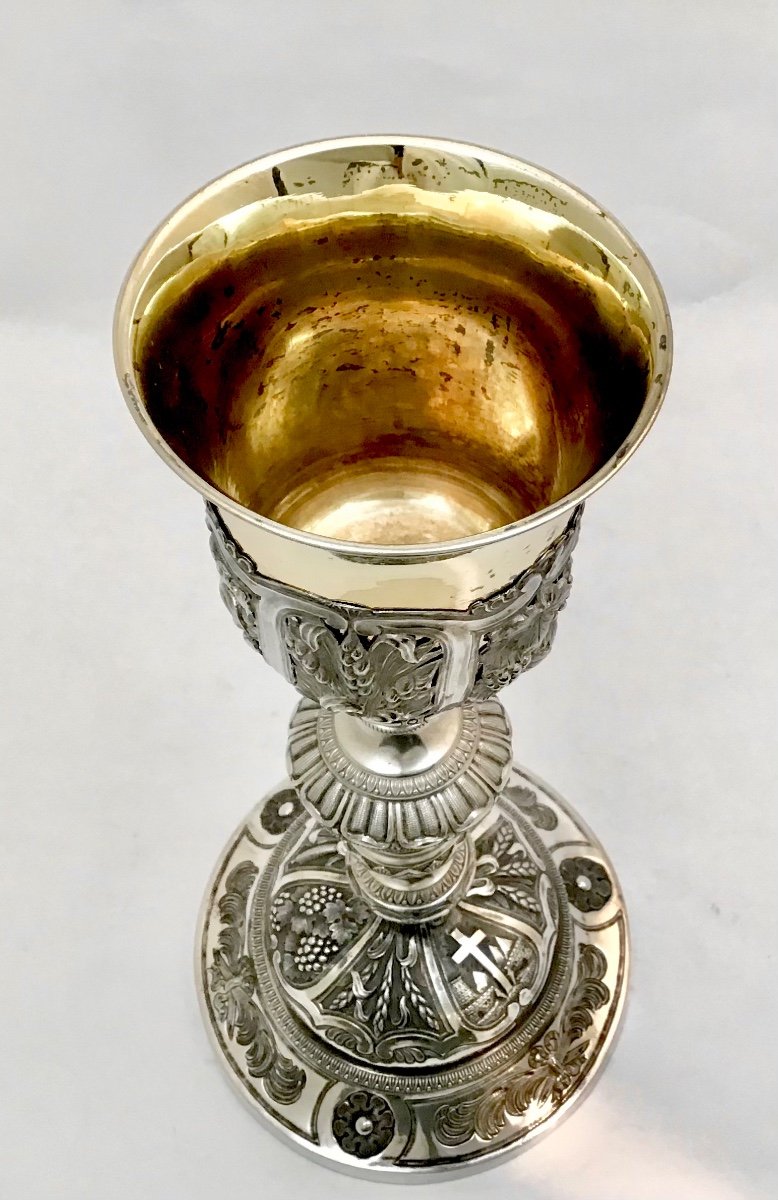 Charles X Chalice, Sterling Silver, France 1819-1839, Théodore Tonnelier-photo-1