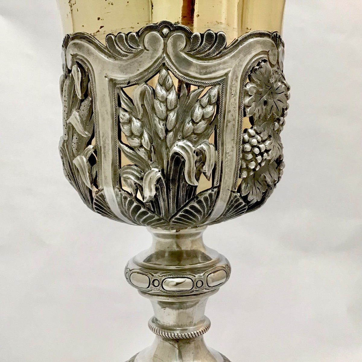 Charles X Chalice, Sterling Silver, France 1819-1839, Théodore Tonnelier-photo-5