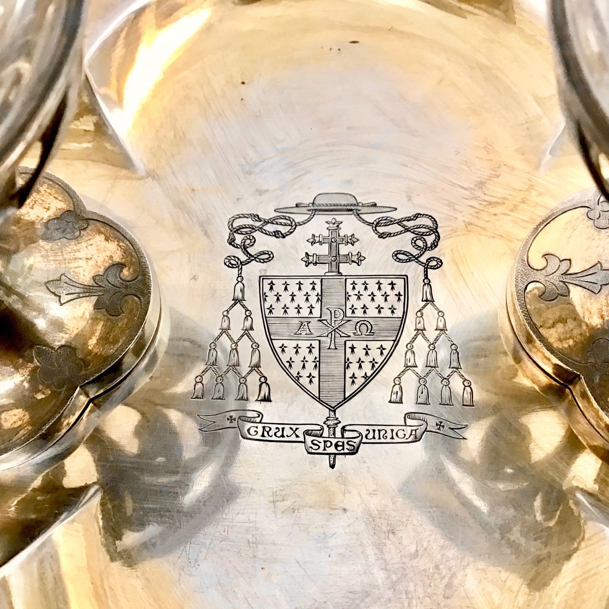 Burettes du Cardinal-archevêque de Rennes , Labouré , Argent , Armand-Caillat