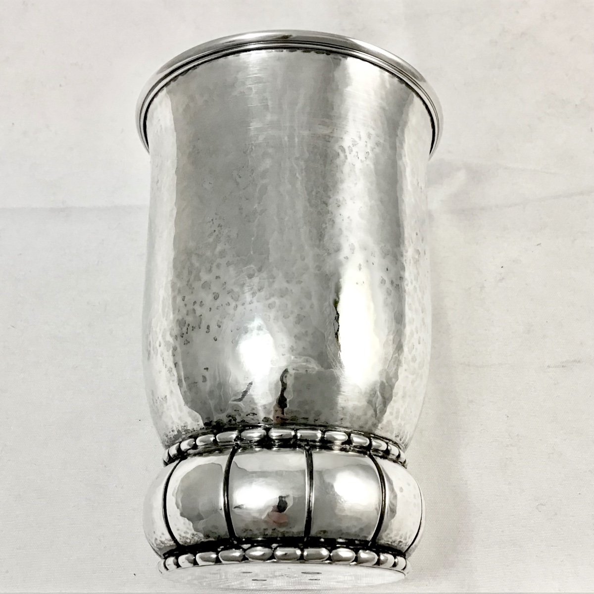 Beaker  Offered By King Christian X Of Denmark, Sterling Silver, Copenhagen 1926-photo-5