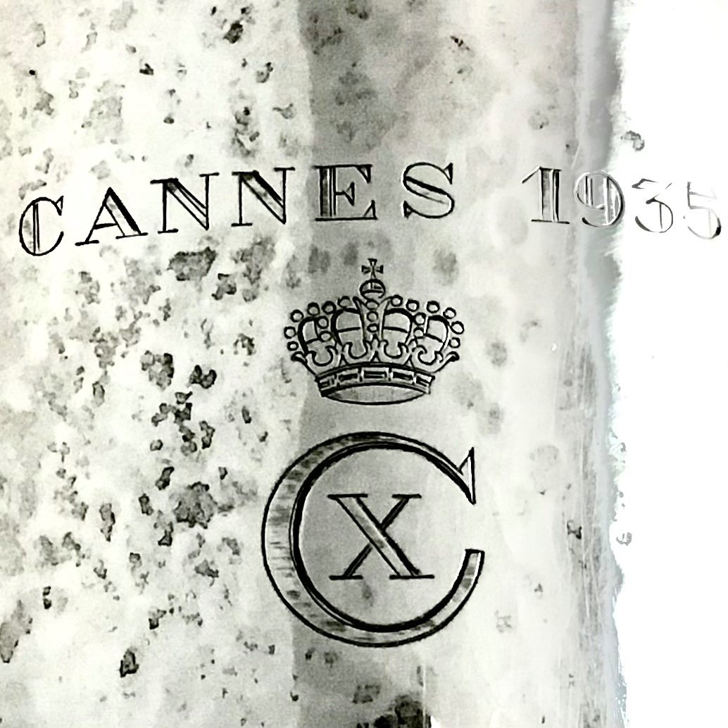 Beaker  Offered By King Christian X Of Denmark, Sterling Silver, Copenhagen 1926