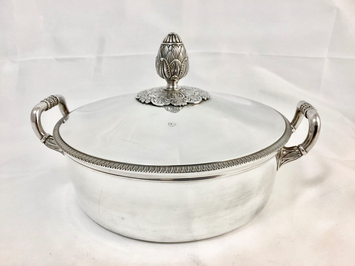 Vegetable Dish  Charles X, Paris 1819-38, Sterling Silver -photo-3