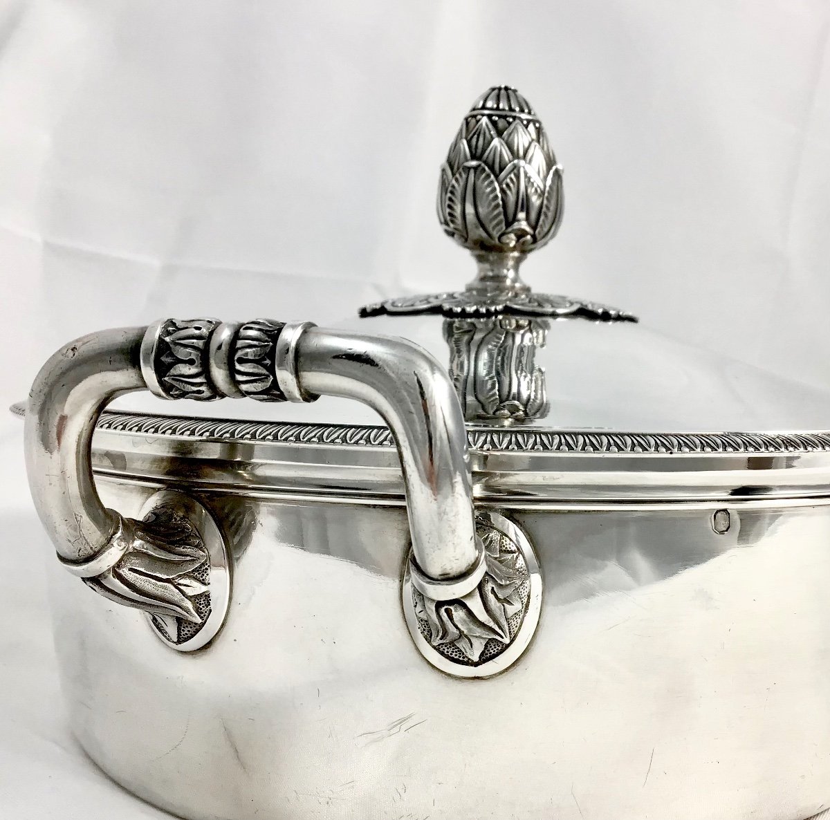 Légumier Charles X, Paris 1819-38, Argent Massif 