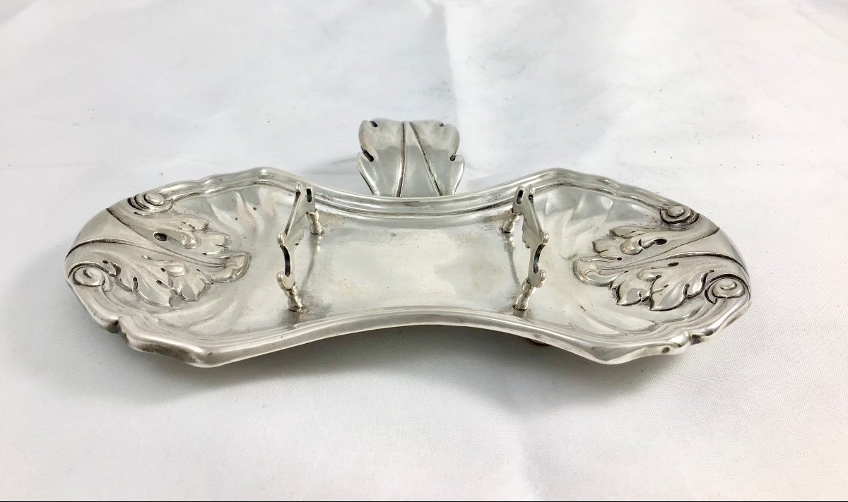 Tombeau De Mouchettes D’époque Louis XV, Argent Massif, Italie Ou Espagne, 1750-1780-photo-4