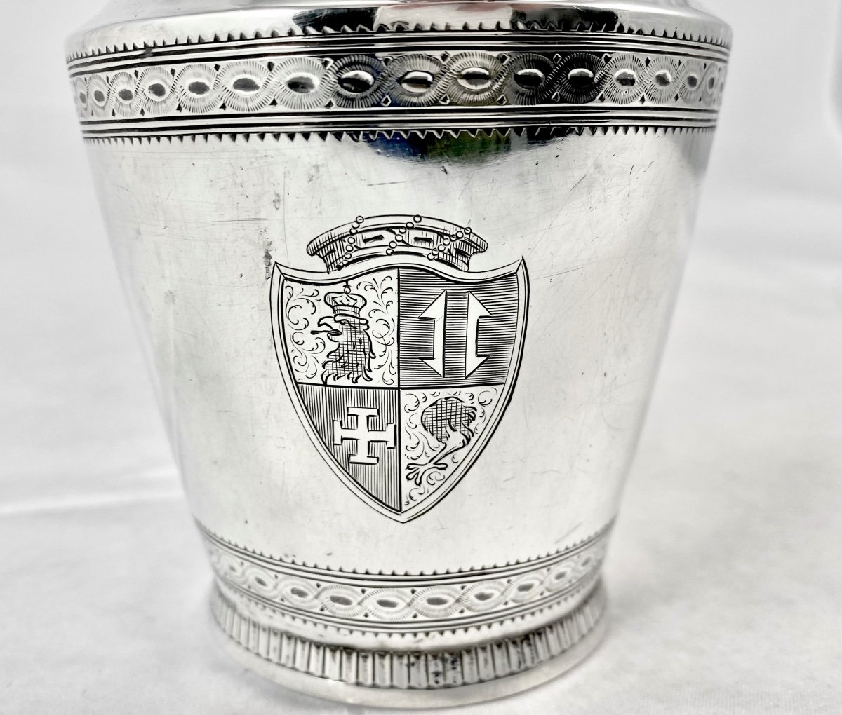 Lausanne 1780-1790, Mik Pot  , Philippe Vernet, Sterling Silver 