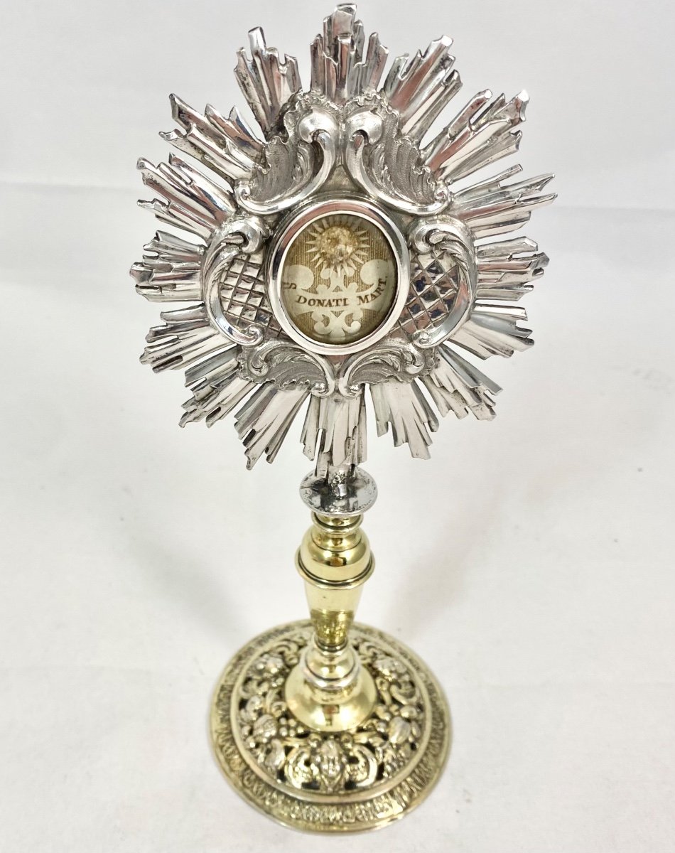 Reliquary Of Saint-donat Martyr, 18th Century, Sterling Silver, Southern Netherlands -photo-3