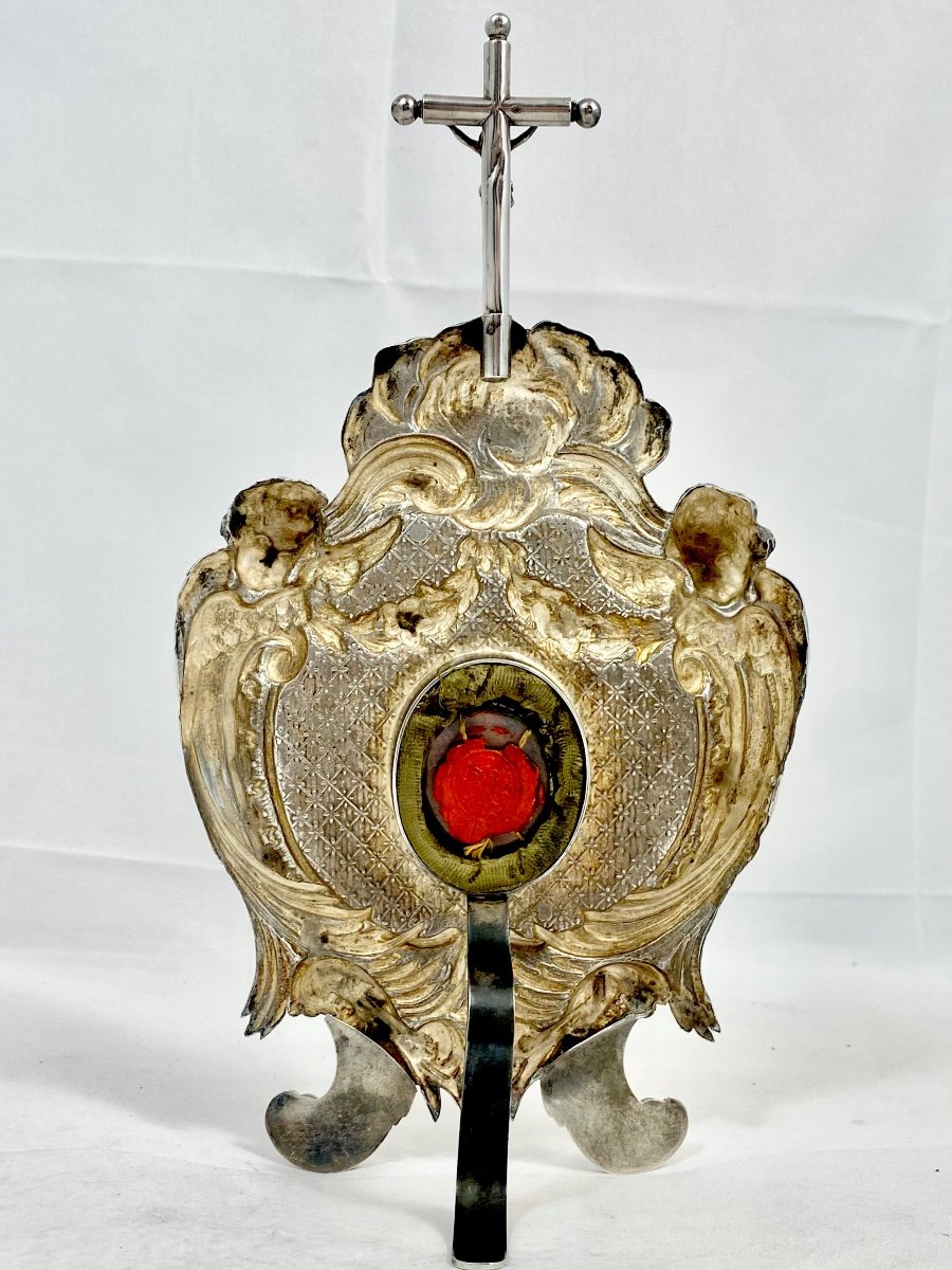 Reliquary, Saint James Major Apostle, Sterling Silver, Mechelen Around 1850, Mechelen, Grielens-photo-4