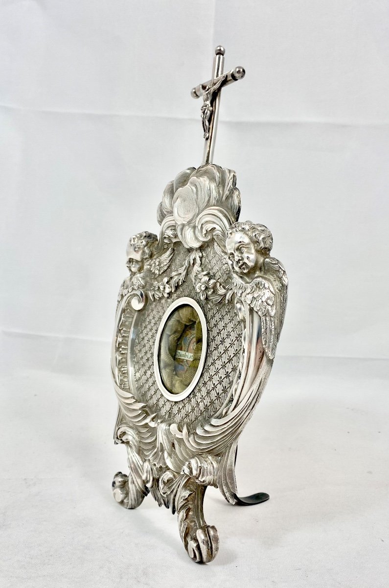 Reliquary, Saint James Major Apostle, Sterling Silver, Mechelen Around 1850, Mechelen, Grielens-photo-4
