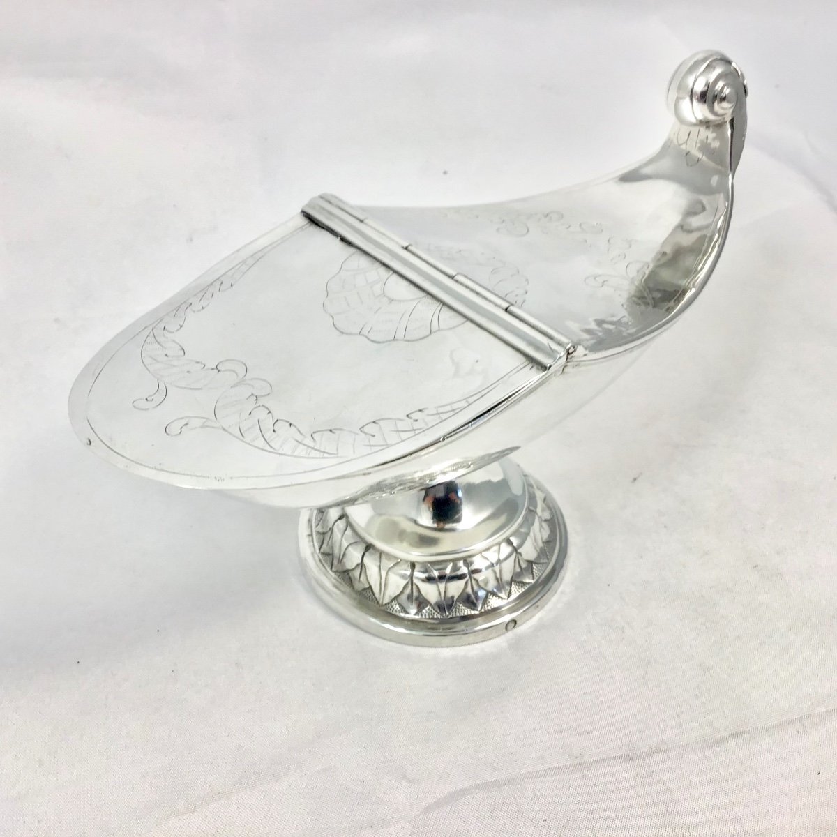 Namur, 1815-1816, Alexandre Joseph Bodart, Incense Ship , Sterling Silver-photo-1