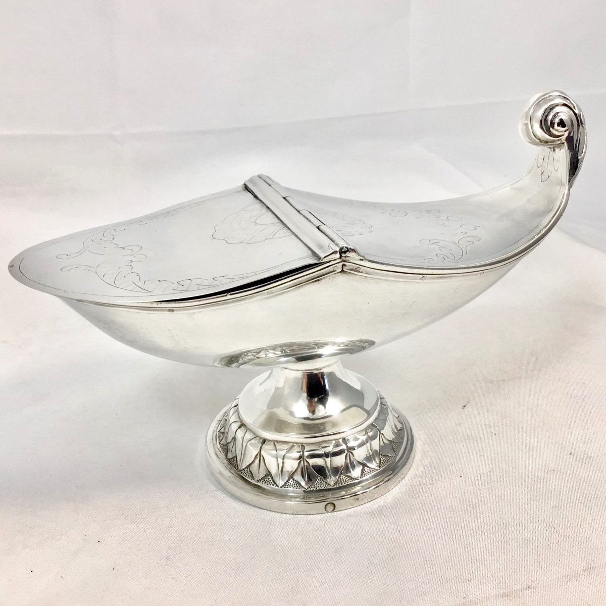 Namur, 1815-1816, Alexandre Joseph Bodart, Incense Ship , Sterling Silver-photo-2