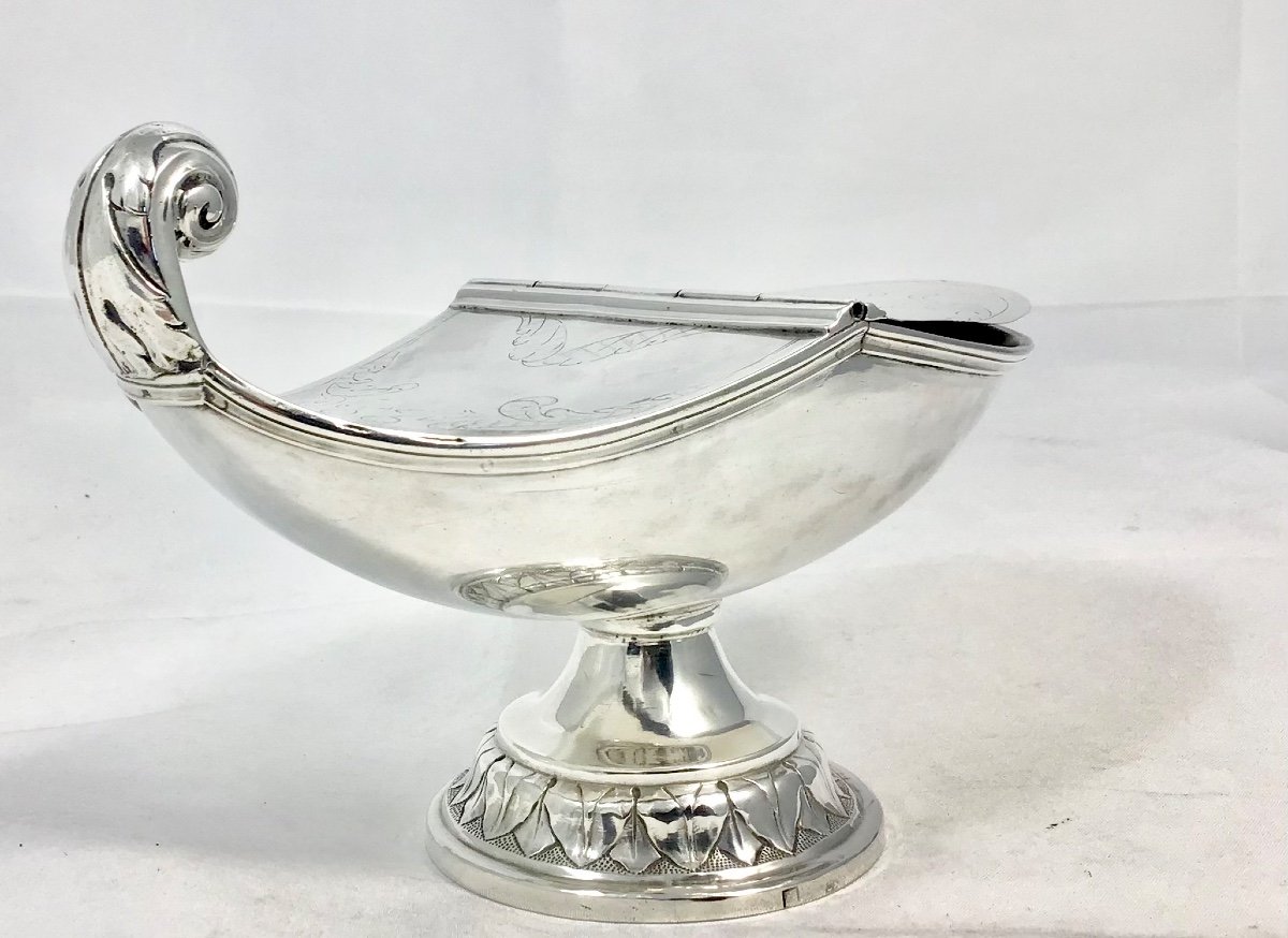 Namur, 1815-1816, Alexandre Joseph Bodart, Incense Ship , Sterling Silver-photo-4