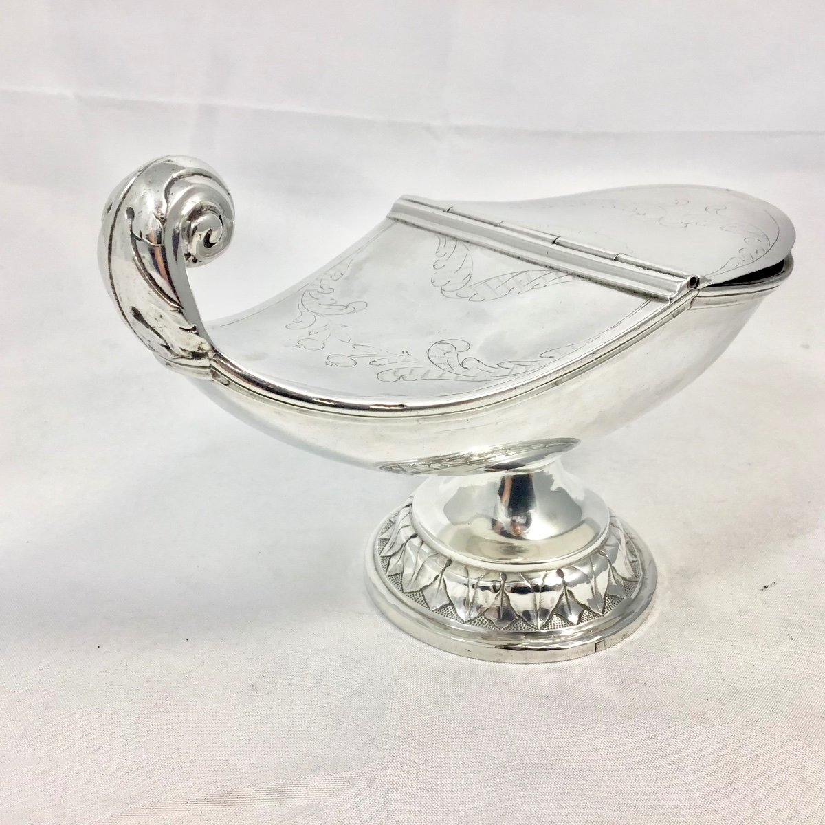 Namur, 1815-1816, Alexandre Joseph Bodart, Incense Ship , Sterling Silver-photo-5