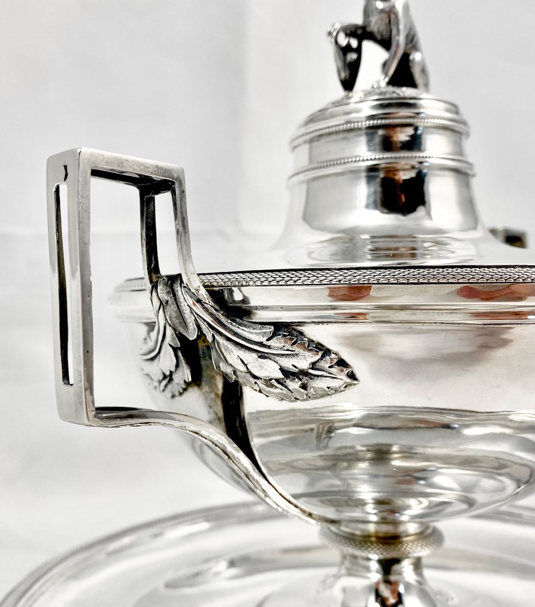 Paris 1798-1809, Sterling Silver, Bouillon Or Soup Tureen , Nicolas Richard Masson -photo-1