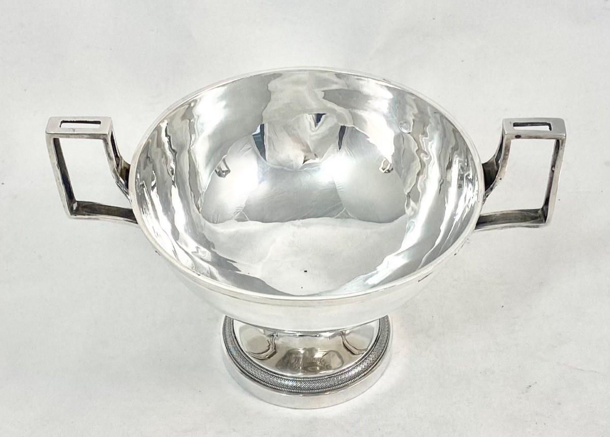 Paris 1798-1809, Sterling Silver, Bouillon Or Soup Tureen , Nicolas Richard Masson -photo-4