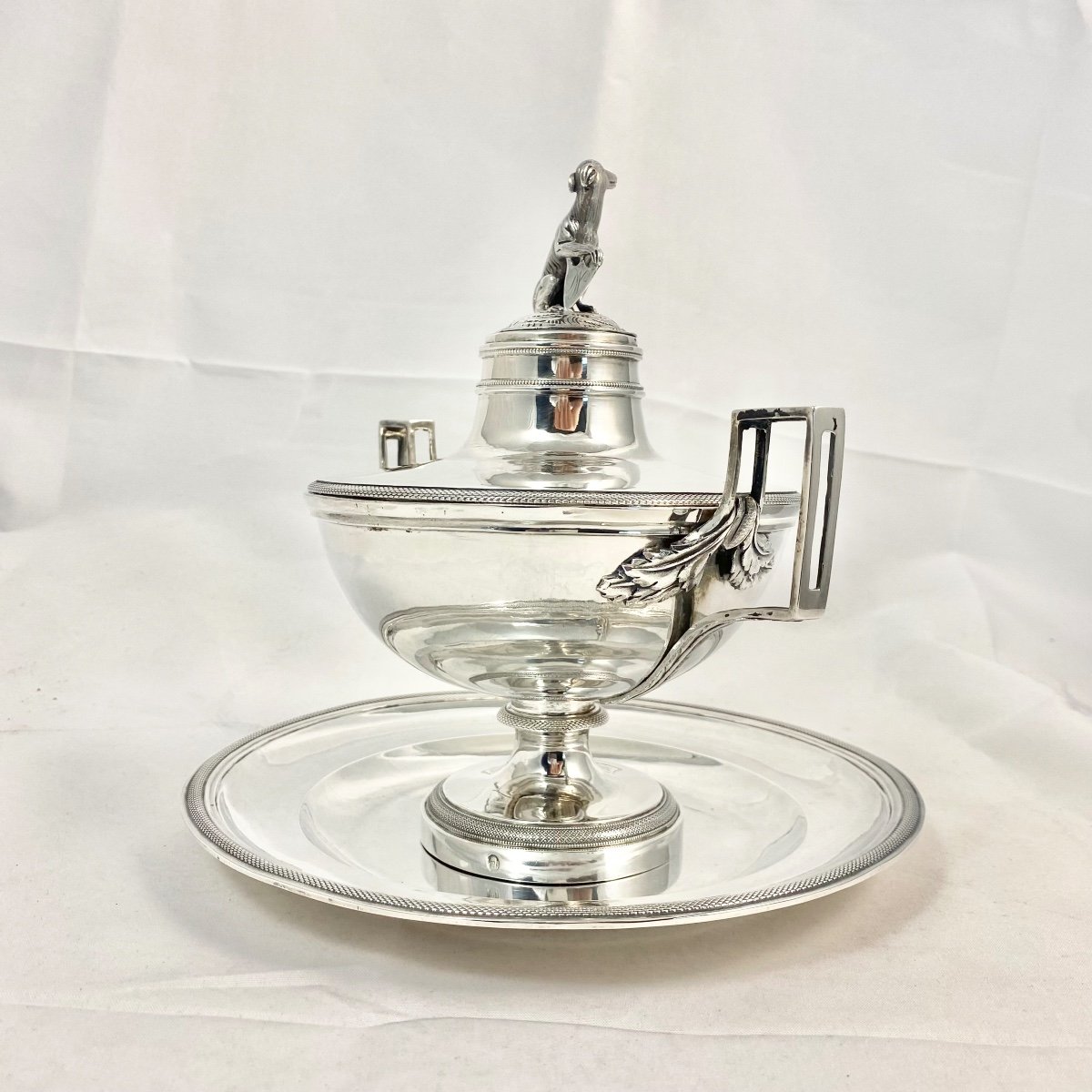 Paris 1798-1809, Sterling Silver, Bouillon Or Soup Tureen , Nicolas Richard Masson -photo-6