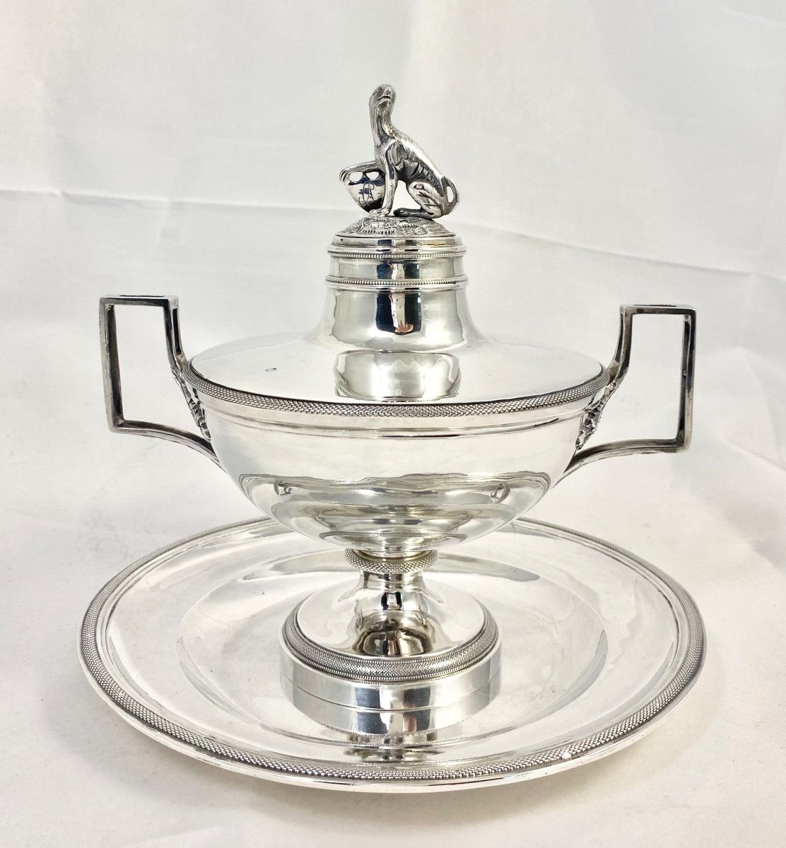 Paris 1798-1809, Sterling Silver, Bouillon Or Soup Tureen , Nicolas Richard Masson 