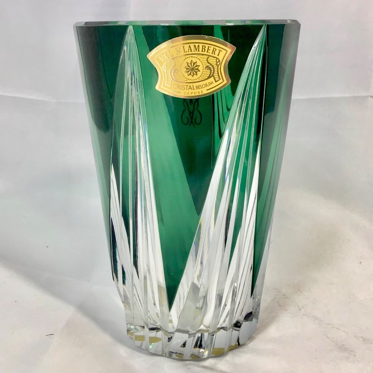 Royal Gift, Vase Offered By King Baudouin Of Belgium, Crystal From Val St.-lambert-photo-5