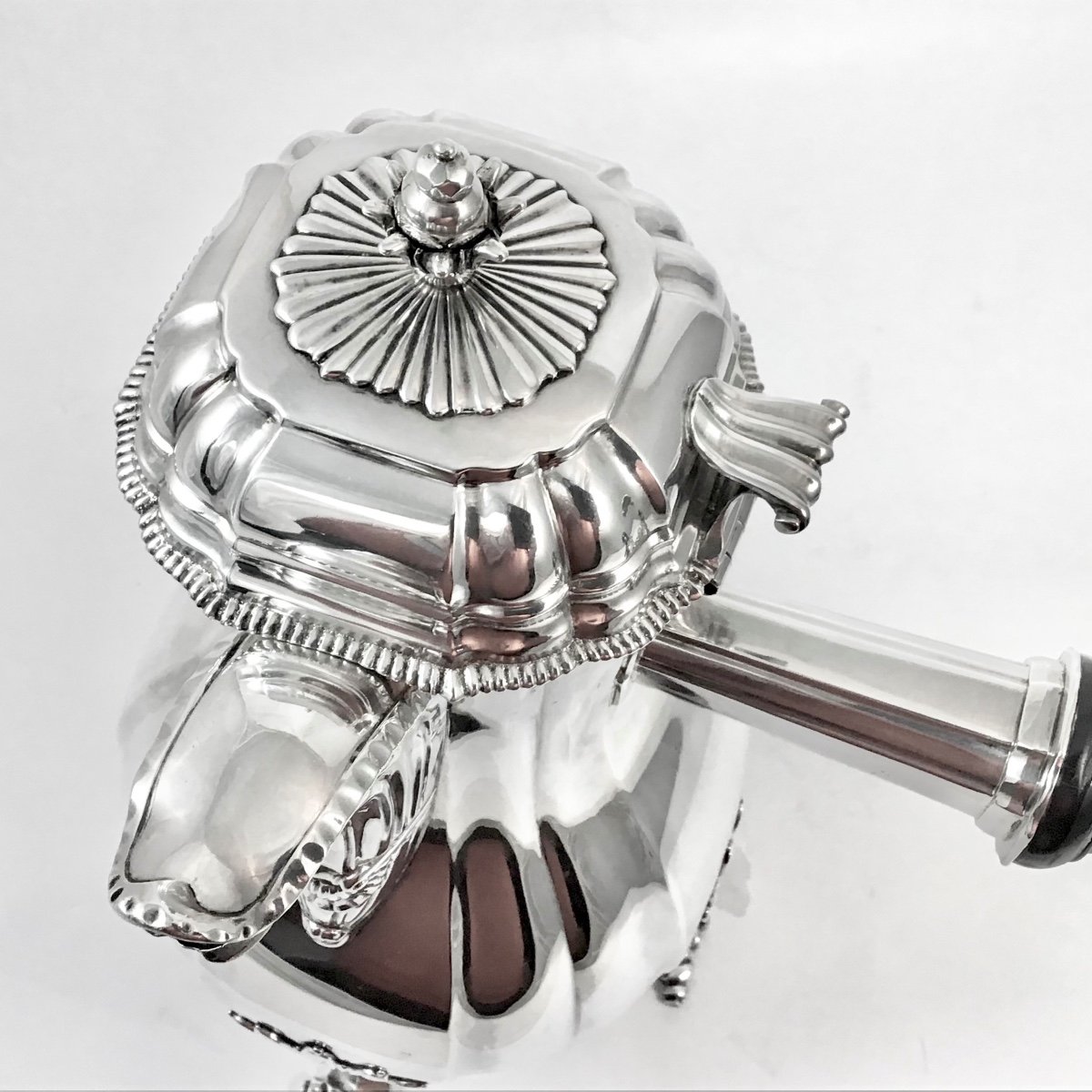 Douai 1757, Large Coffee Pot, Maximilien J. Savary, Sterling Silver -photo-2