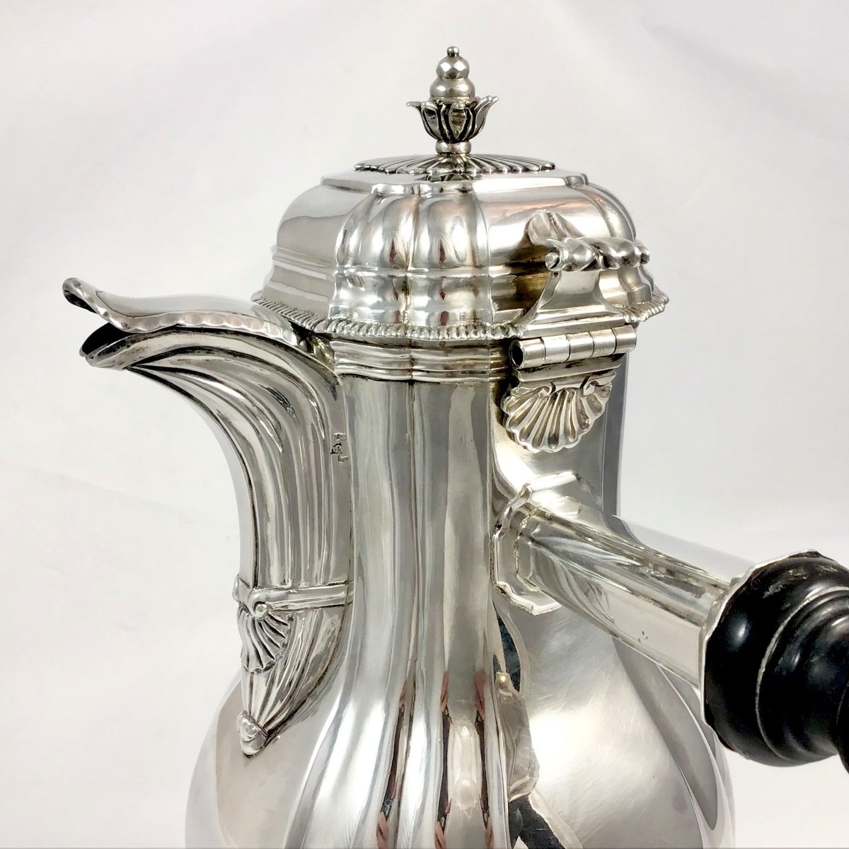 Douai 1757, Large Coffee Pot, Maximilien J. Savary, Sterling Silver -photo-7