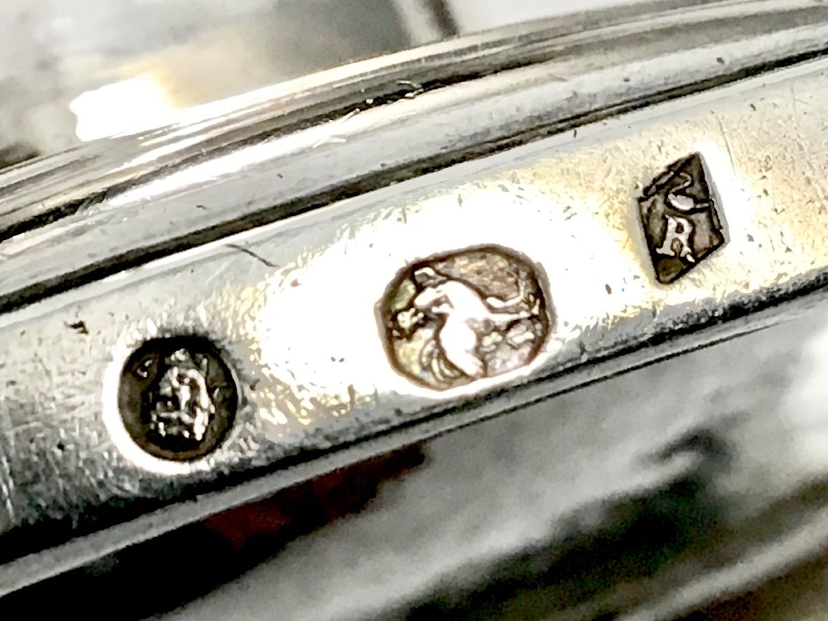 Gand 1798-1809, Paire De Saucières Casque ,argent Massif, Orfèvre Roelants, Empire -photo-2