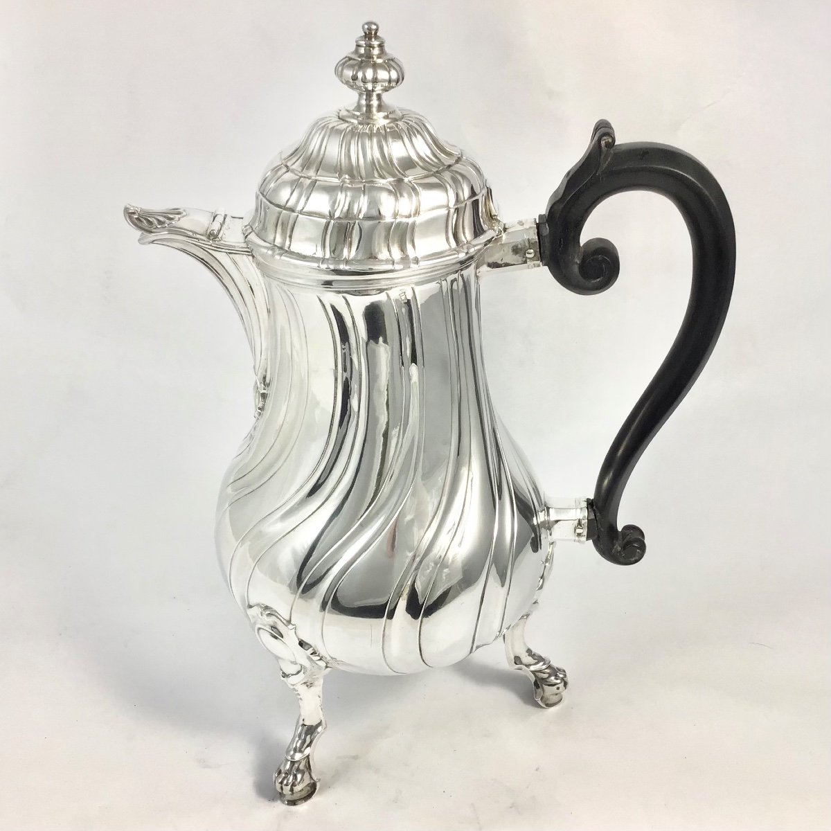 Ghent 1758, Chocolate Maker, Sterling Silver, Pieter Colle Ii, Gent, Chocoladekan Zilver-photo-7