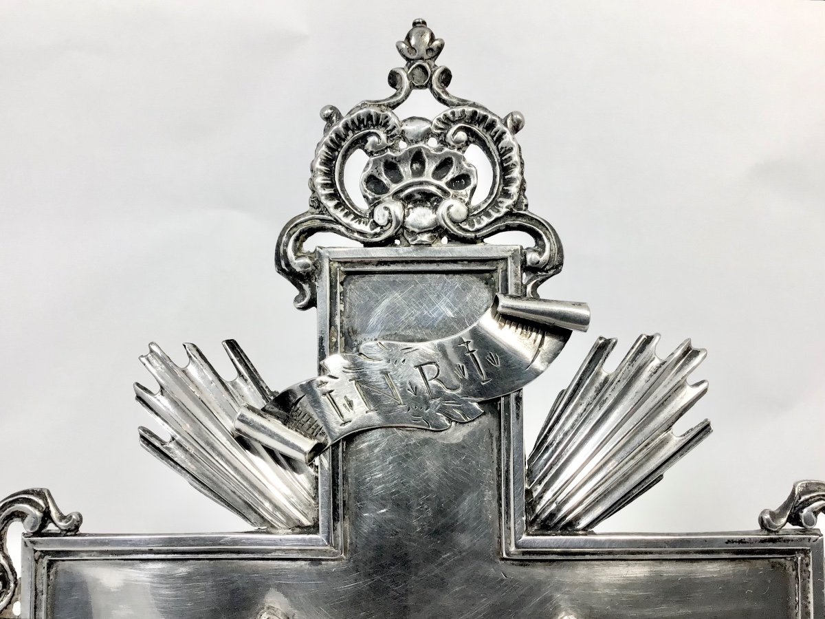 Anvers 1757, Bénitier D’appartement,joseph Van Der Borcht, Argent Massif ,antwerpen Zilver-photo-3