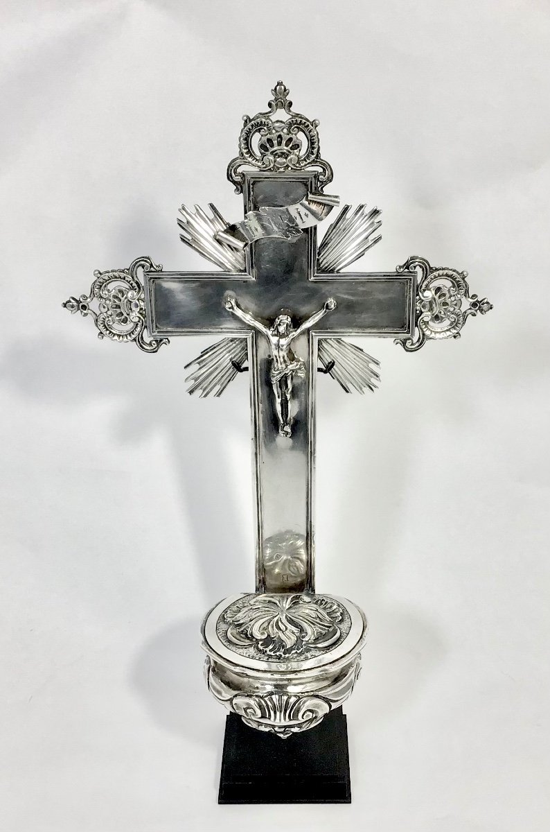 Anvers 1757, Bénitier D’appartement,joseph Van Der Borcht, Argent Massif ,antwerpen Zilver-photo-7