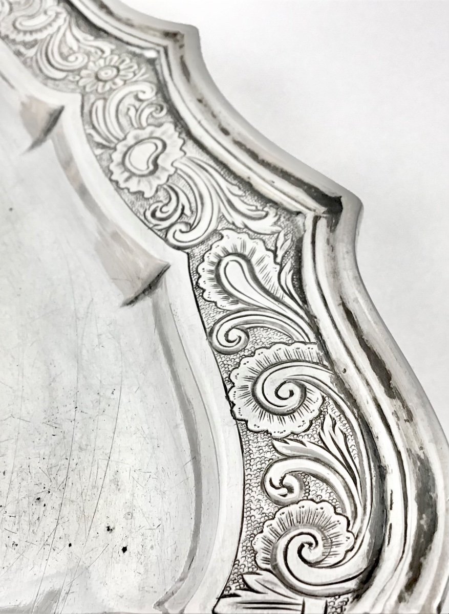 Liège 1767, Large Flying Plate In Sterling  Silver, Jean François Toussaint Winand-photo-4