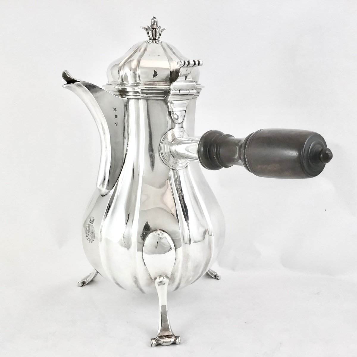 De Rivals -de Toulouselautrec, Lille 1775, Silver Coffee Pot, Pierre Joseph Pontus-photo-2
