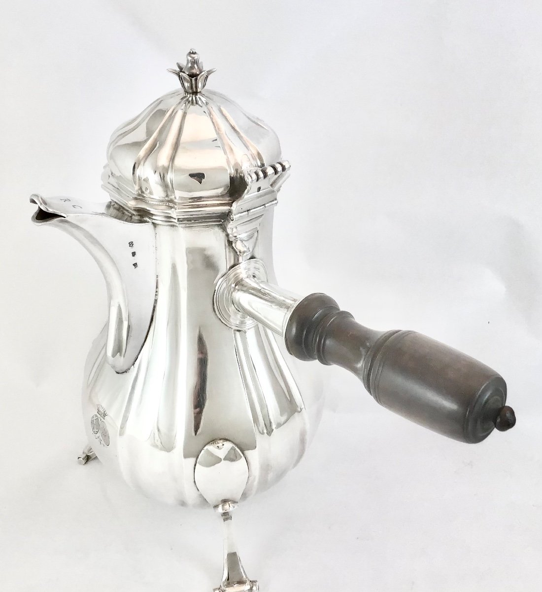 De Rivals -de Toulouselautrec, Lille 1775, Silver Coffee Pot, Pierre Joseph Pontus-photo-7