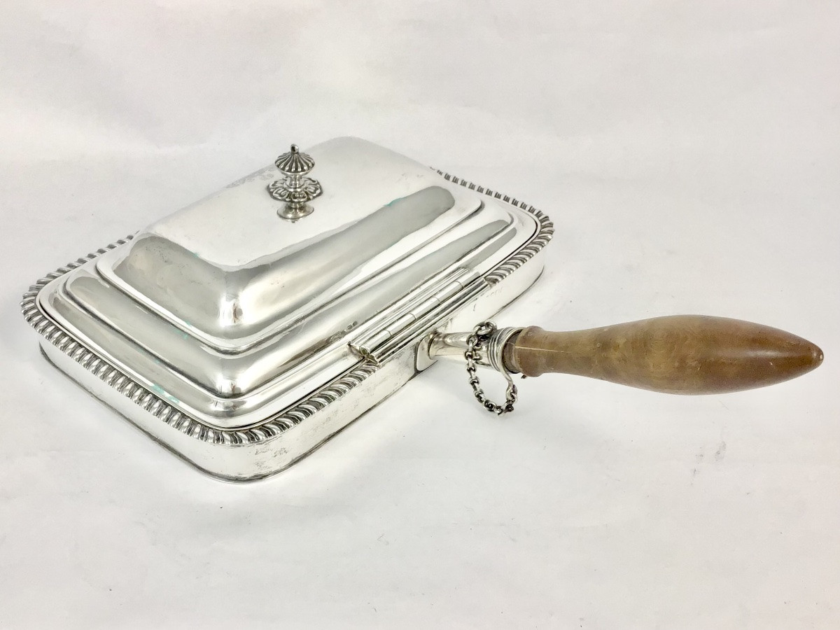 Londres 1820, Légumier à Bain-marie, Lord Balfour, Argent Massif Rebecca Emes-photo-3