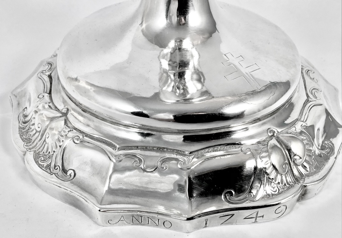 Namur 1739-1750, argent massif , calice de Messe, Thomas Bouchon -photo-4
