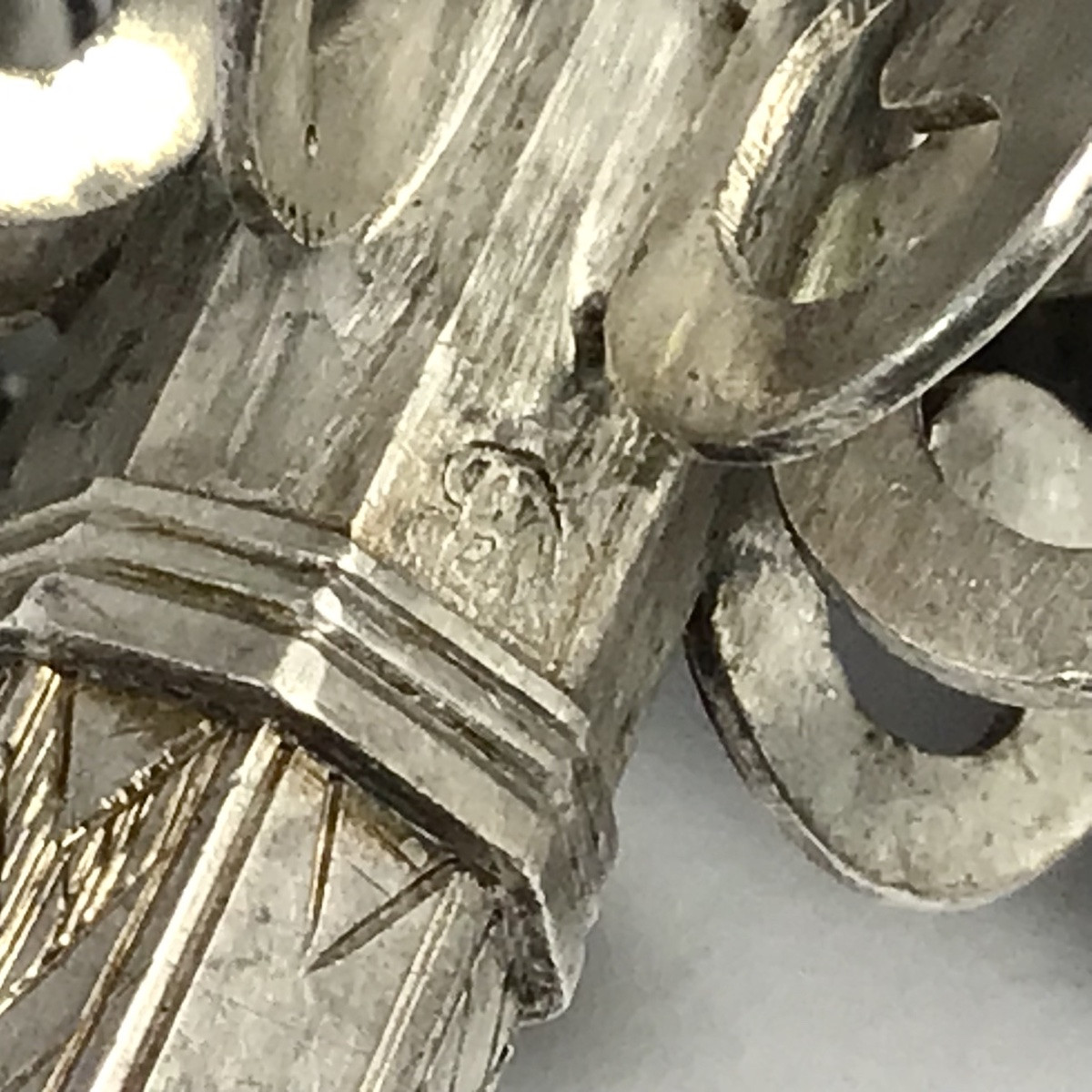 City Of Agen 1770, Silver And Rock Crystal Rattle-photo-3