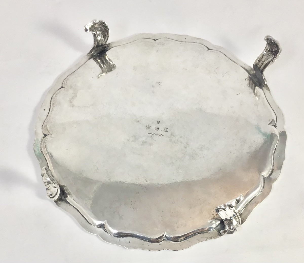 Liège 1760, Flying Plate, Guillaume-rené Lamotte, Solid Silver, Salver  -photo-4